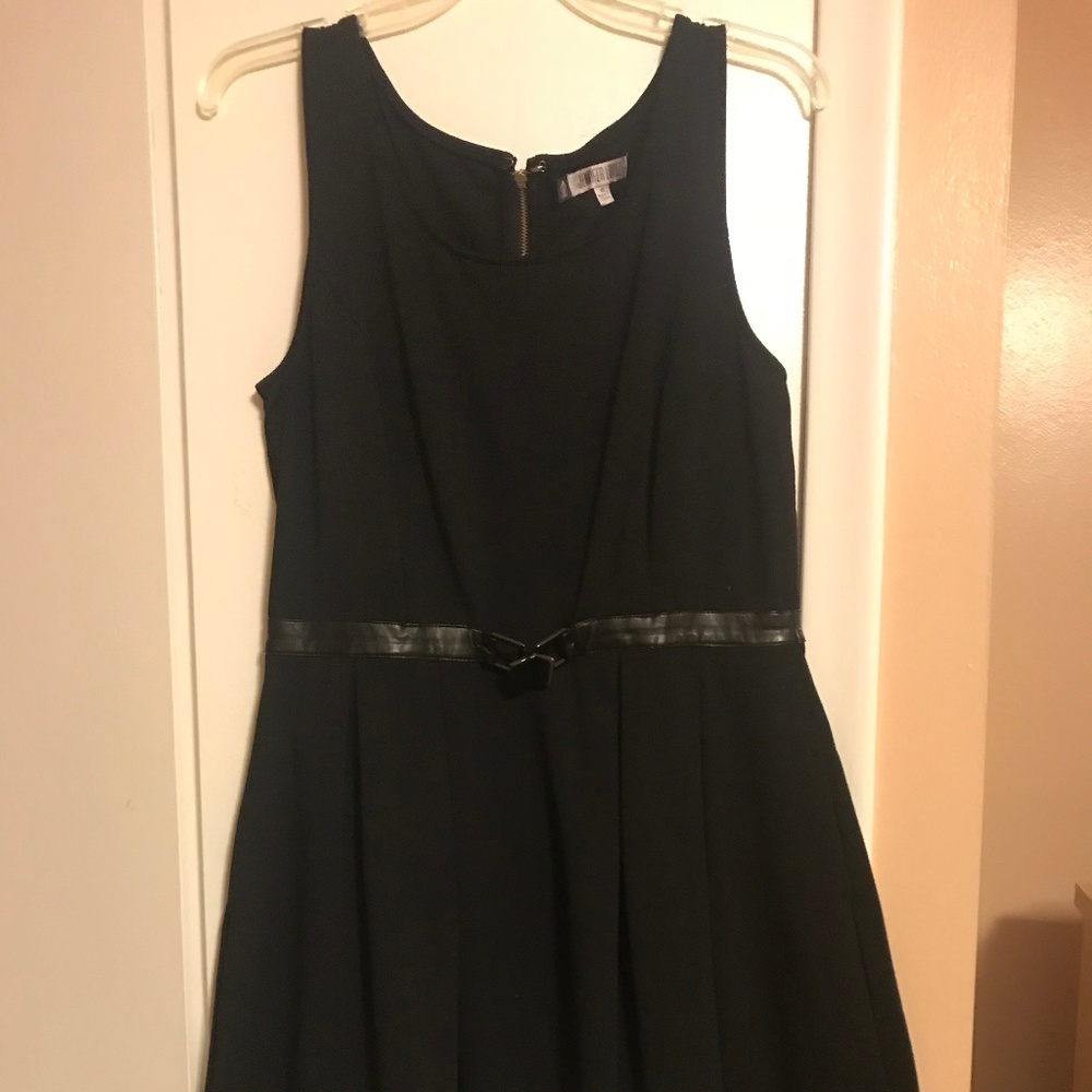 Jennifer Lopez Black Skater Dress